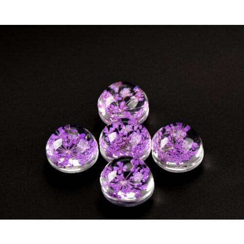 16# No-Hook Glass Ball And Flowers wholesale Beads & Jewelry Making For DIY Bracelet Choker Necklace Jewelry Making Beads #IZ230