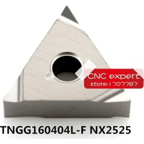 Free delivery, 10PCS TNGG160404L-F NX2525 Turning Inserts Suitable for MTJNR/MTENN/MTQNR Turning Inserts