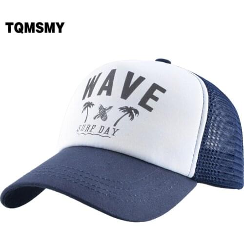 TQMSMY Unisex Mens Mesh Baseball Hats Letter Printing Caps Women&Men Snapback Trucker Hat Summer Bone gorras TMA60