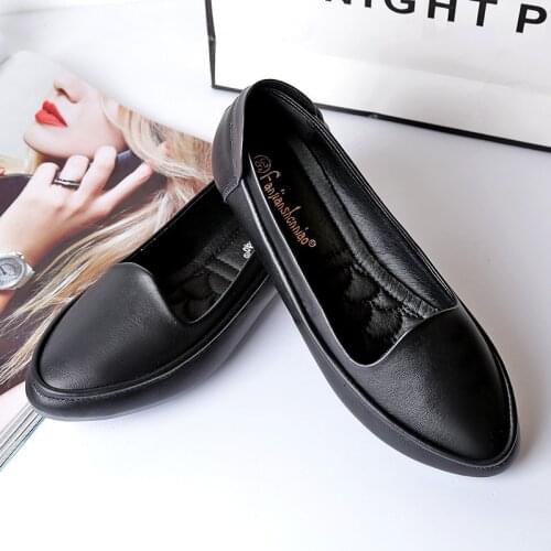 Women Flats Slip on Shoes Woman Boat Shoes Black Loafers Faux Suede Ladies Flats mocasines casuales mujer sapato feminino X5-51