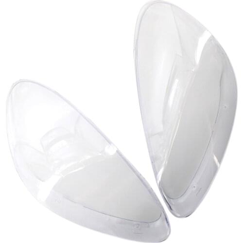 1 Pair Front Headlight Lense Clear Lens Cover for Porsche Cayenne 2011-2014