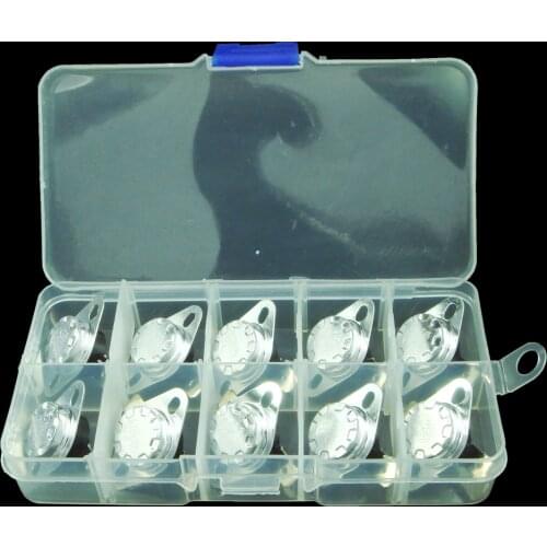10pcs KSD301 10A250V 40-120 degrees C N.O. Normally Open Temperature Switch Thermostat