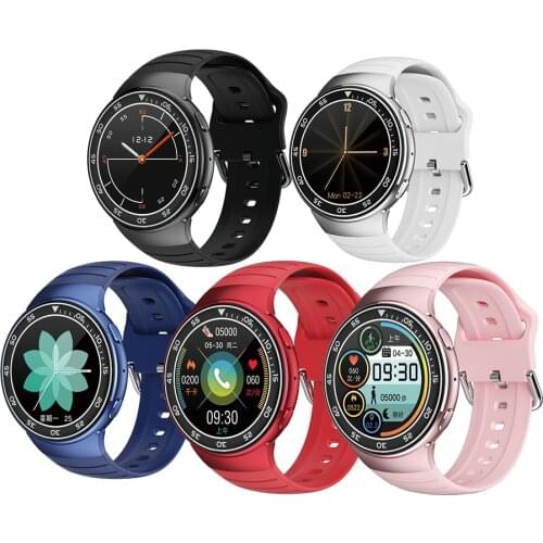 2021 Bluetooth Call Smartwatch Full Touch Sleep Heart Rate Monitor Men Women Round Smart Watches