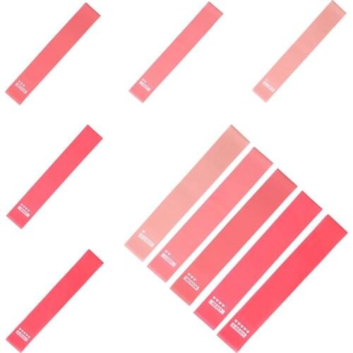 5Pcs/Set Yoga Resistance Belt Gym Fitness Bodybuilding Hight Elastic Rubber Bands Workout Sport Training Accessories