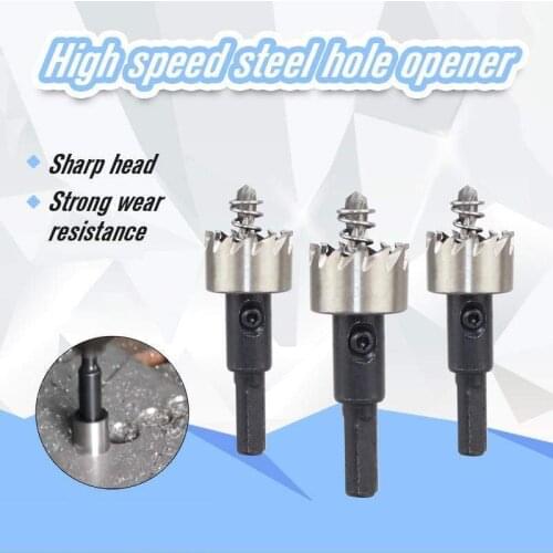 5Pcs/Set High Speed Steel Sawtooth Hole Opener Hole Saw Set Drilling Tools