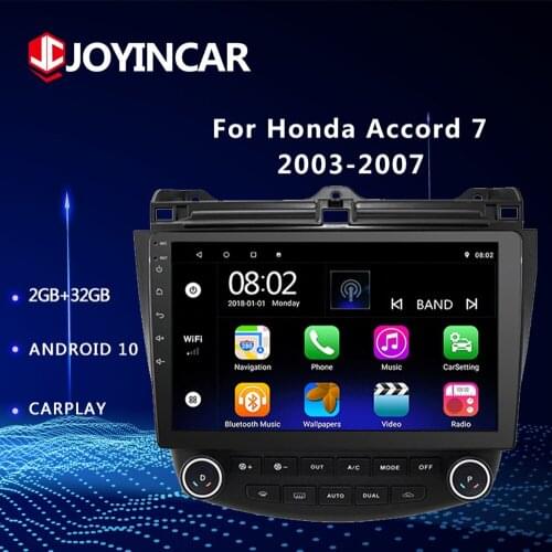 2G+32G Android 10/9.1 Car Radio Multimedia Player Head Unit For Honda Accord 7 2003-2007 GPS Navigation Auto 2 din no dvd