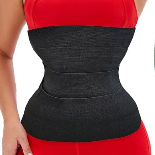 Tummy Wrap Bandage Wrap Waist Trainer Shaperwear Belt Women Slimming Tummy Belt Corset Top Stretch Bands Body Shaper Dropship