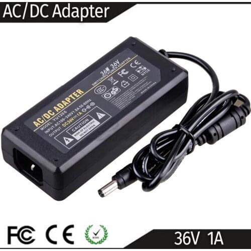 Free shipping 18W/36W/96W/72W/108W/144W 36 volt power supply 500mA 1A 2A 3A 4A charger AC/DC adapter for purifier LED lighting