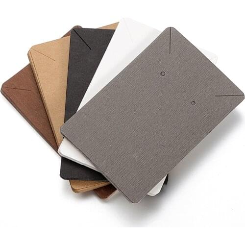 50pcs 6x9cm Earrings Necklaces Display Cards Cardboard Earring Packaging Hang Tag Card Ear Studs Paper Card for Jewelry DIY