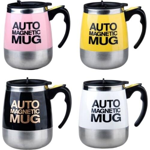 Electric Stainless Steel Auto Self Stirring Coffee Mug Magnetized Mixing Cup for Tea Milk Hot Chocolate Cocoa Protein