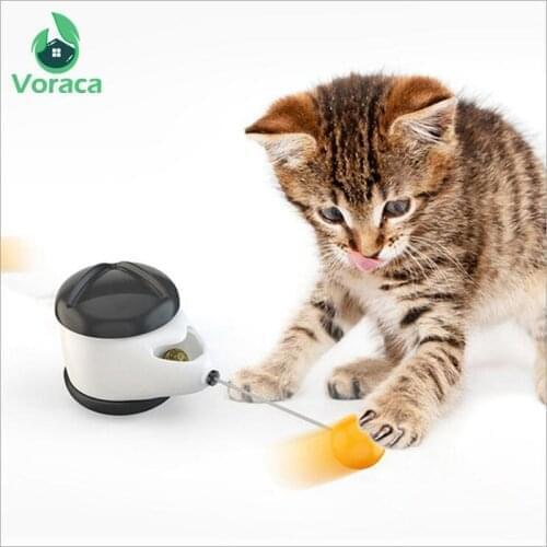 Cat Toy with Wheels Smart Automatic Ball Lrregular Rotating Attract Cat Toys Catnip Traning Funny Pet Supplies Dog Accessories