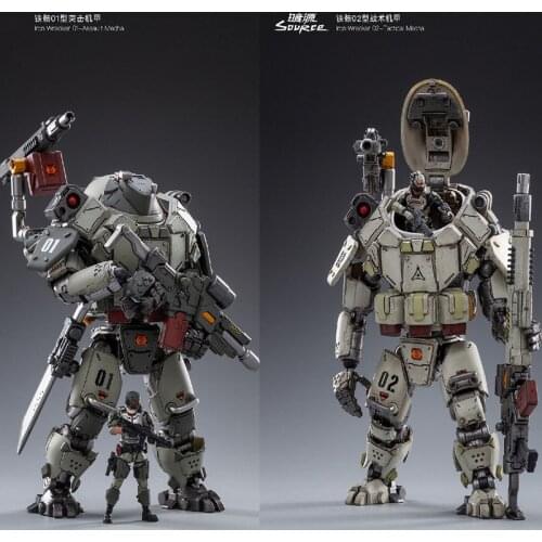 JOY TOYS 1/25 JT1408 01-Assault JT1415 02-Tactics Mecha Armor Action Figure For Collection