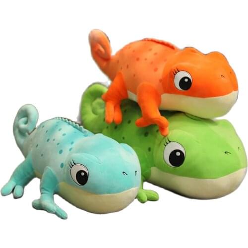 30/45/55cm Chameleon doll funny child simulation plush toy cute creative lizard rag doll high quality birthday Xmas gift for kid
