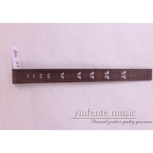 New high Quality 1 x 25.5 " Guitar Fretboard electric guitar rose Wood Fretboard Parts 13 # inlay