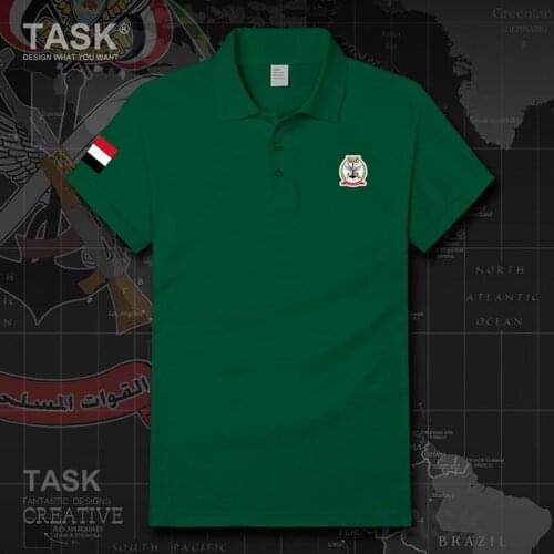 Army Yemen Yemeni Arabi YEM Islam new Tops Short sleeve Polo shirts casual cotton Solid Color Comfort Loose lapel jerseys Tops