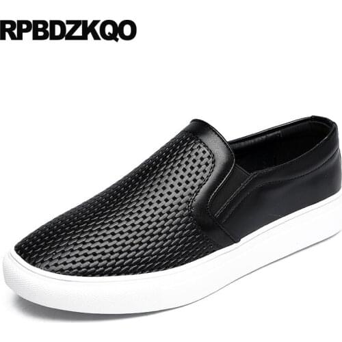 Rubber Slip On Summer Comfort Cheap 48 Flats Casual Fashion Hollow Out Breathable Black Creepers Designer 47 Big Size Men Shoes