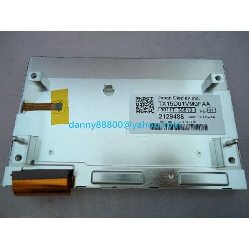 Original new DISPLAY TX15D01VM0FAA SCREEN LCD module 2129488 JAPAN for mercedes C series car audio radio navigation