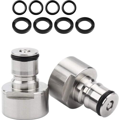Beer Keg Coupler Adapter, Keg Tap to Ball Lock Quick Disconnect FPT 5/8inch Thread Conversion Kit, Home Brewing