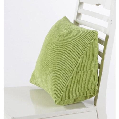 Reading Backrest Cushion Wedge Pillow Back Cushion Lumbar Pad Bed Office Chair Rest Pillow Back Support Pillow
