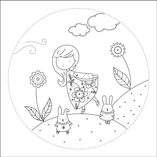 Girl Transparent Clear Silicone Stamp Seal for DIY scrapbooking photo album Decorative clear stamp
