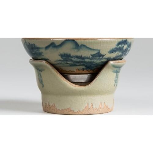 Hand-Painted Chinese ink style Ceramic Tea Strainers tea set Imitation Antique Kung fu teapot porcelain