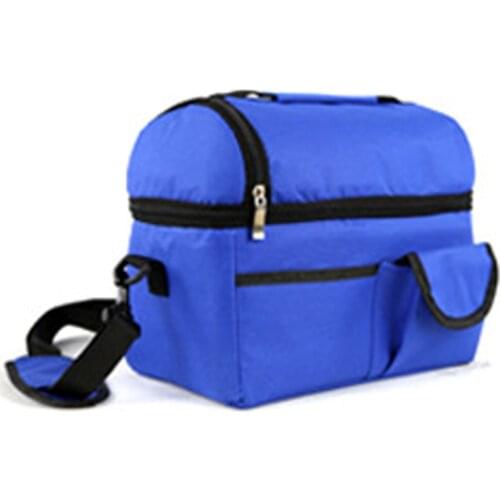 Waterproof Nylon Cooler Lunch Breast Milk Storage Leisure Picnic Packet Bento Box Food Thermal Tote Handbag Portable Ice Bags