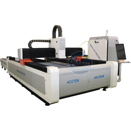 High precision 1000w fiber laser cutting machine industrial laser cutter for sale AKJ1530F2