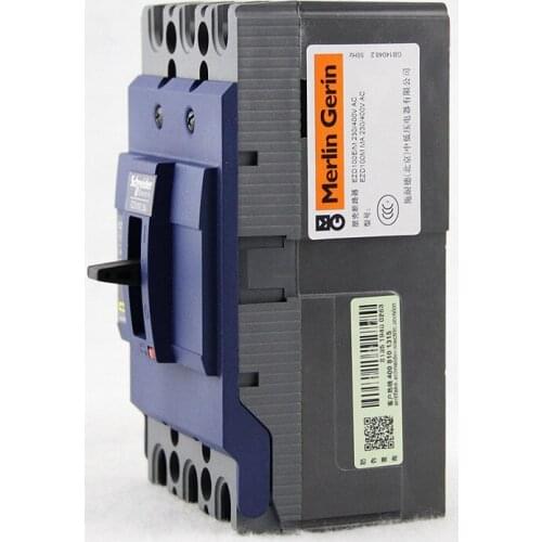 Leakage Protection Molded Case Circuit Breaker Air Switch EZD-250M 3P 200A 250A Fixed Type 380 / 400VAC 36KA Mini Manual TMD LI