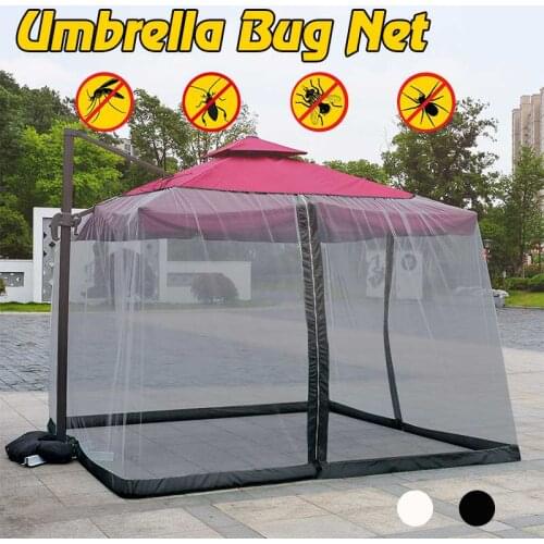 Parasol Mosquito Net For Home Bed Outdoor Camping Mosquito Net Courtyard Umbrella Net Cover Keep Insect Away Home Textile