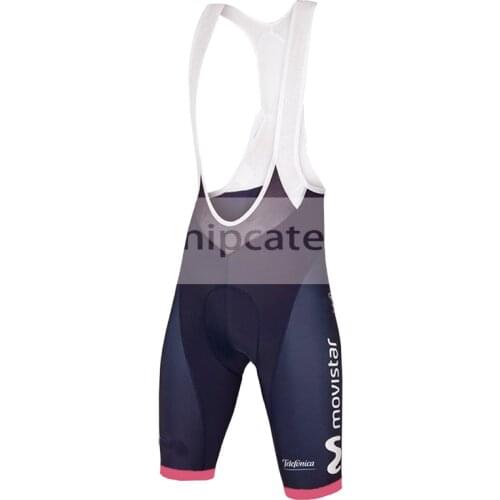2019 De Italia 2019 champion new movistar Cycling bib shorts race bretelle ciclismo 2019 bib shorts bicycle bottom Ropa Ciclismo