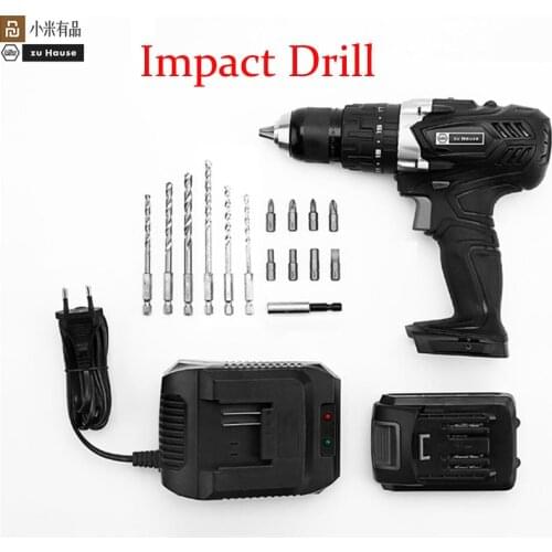 Youpin Wiha zu Hause 20V 3In1 Cordless Impact Electric Drill Driver 18+1 Torque 40NM Electric Screw Driver 2 Speed Power Tool