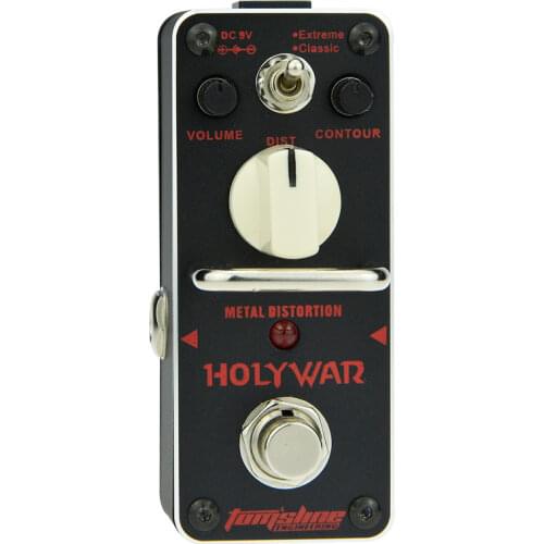 AROMA AHOR-3 Holy War Metal Distortion Electric Guitar Effect Pedal Mini Analogue Guitar Effect Pedal with True Bypass