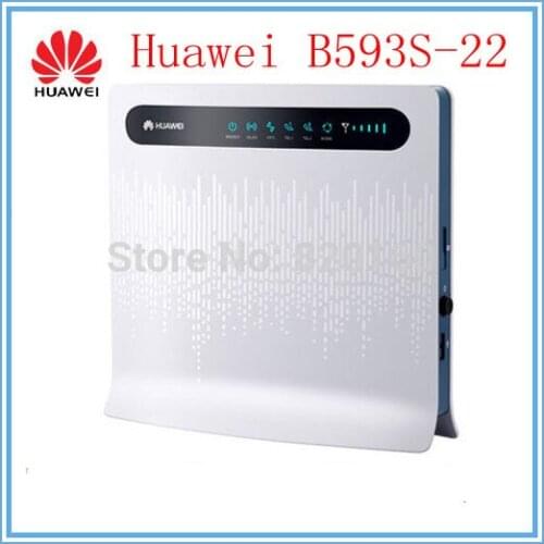 DHL free shipping unlocked Huawei B593 B593S-22 100Mbps 4G LTE FDD TDD CPE wifi wireless Router