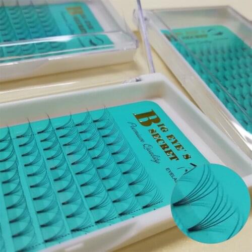 Big eyes secret luxury 5D premae fans volume eyelash make up tools hand-made eyelash extensions premium lashes