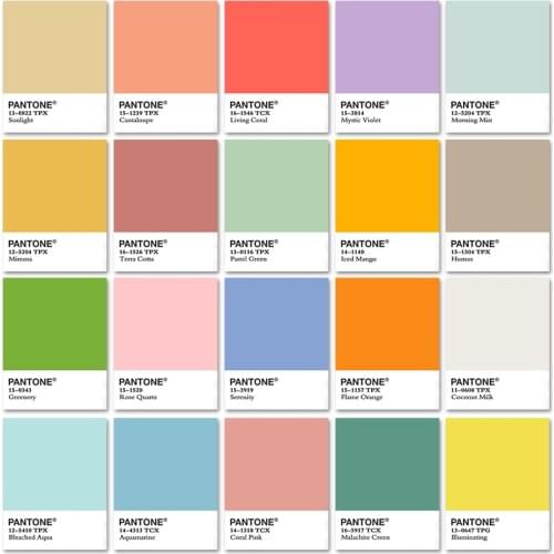 Custom Pantone Color Letters Canvas Painting for Living Room Abstract Prints and Posters Modern Decorative Wall Art Home Decor