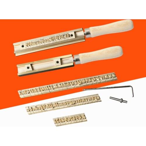 Hot Stamping Copper Mold DIY Brass Letters for Hot Foil Stamping Machine