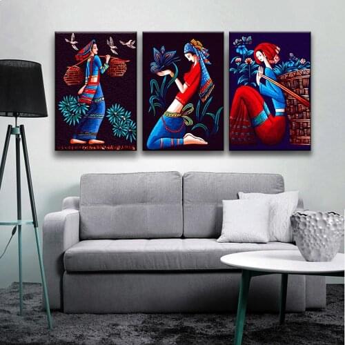 Painting By Numbers Figure Girl Hand Painted Abstract Woman Pictures By Number On Canvas Home Decoration DIY Unique Gift