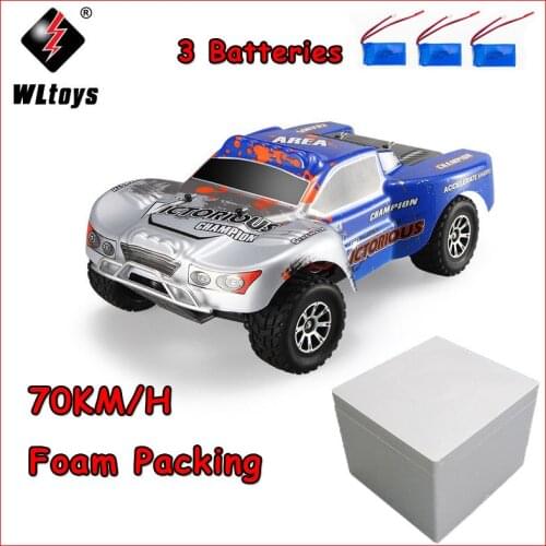 2019 New RC Car A969-B 1/18 2.4Ghz 4WD drive RC Remote Control Truck max speed 70kg/h 1400MAH battery