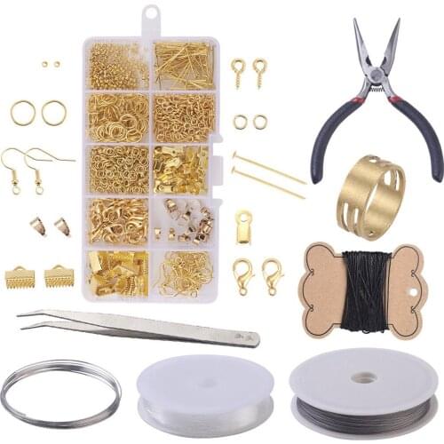 Jewelry Making Supplies Kit Earrings Necklace Beads Wires Repair