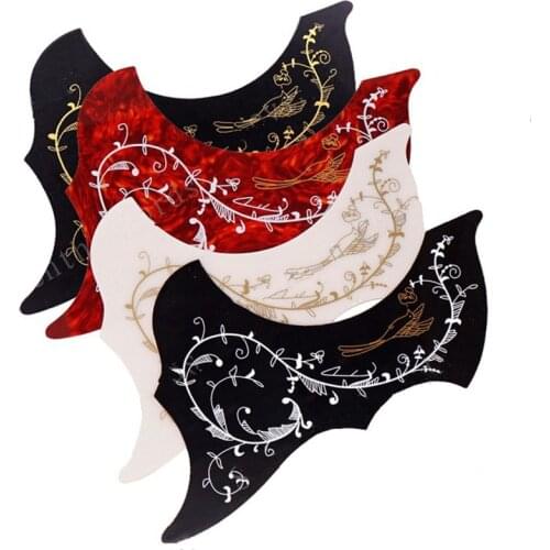 4Pcs/Lot Solid Durable Hummingbird Style 41' 40‘ Acoustic Guitar Shield Pickguard Protector Musical Instrument Accessories