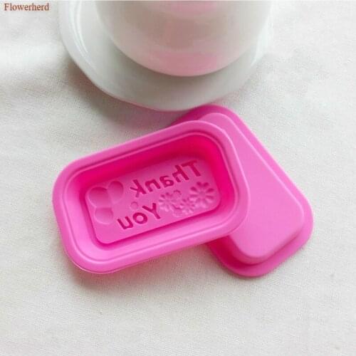 Rectangular Food Grade Silicone Mold Mothers Day Fondant Cake Mold DIY Chocolate Biscuit Mold Cookie Stencil Cake Decors