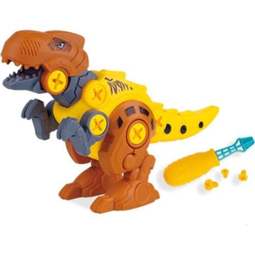Nut Disassembly Assembly Dinosaur Screwdriver Tyrannosaurus DIY Educational Childrens Toy