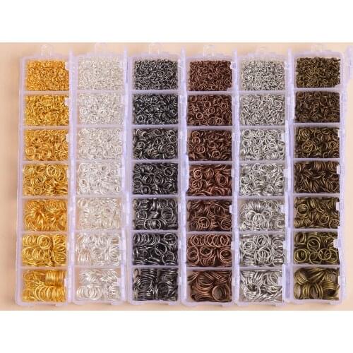 Connectors for Jewelry Making Diy Jewelry Making Kits Necklace Chain Earring Making Supplies Split Rings For Jewelry