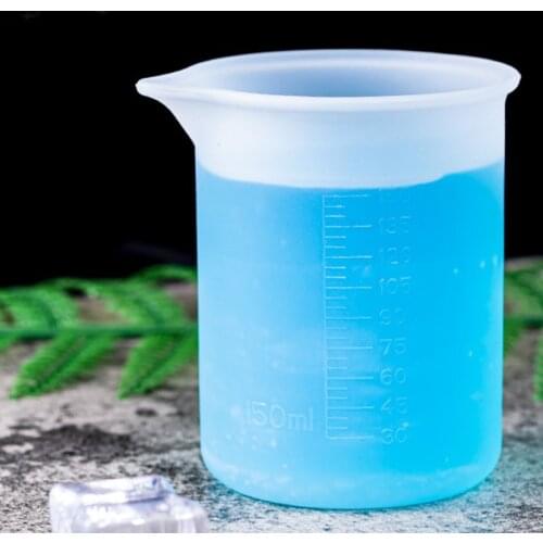150ML Silicone Measuring Cup Handmade DIY Crystal Epoxy Jewelry Making Tools Glue Resin Mixed Measure Gadgets Accessories