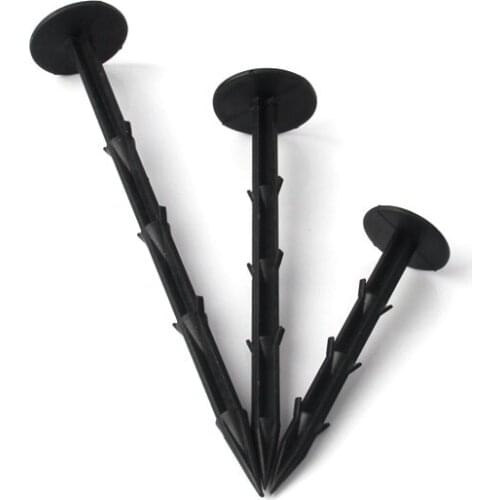 10pcs 11cm/16cm/20cm Gardening Ground Nails Plastic Cloth Shade Net Insect Barbed Gardening Accessories
