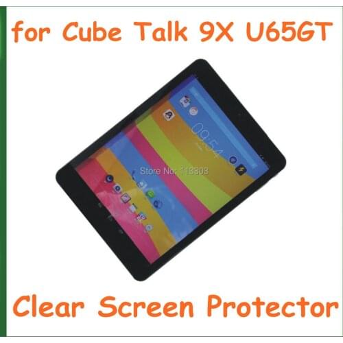 20pcs Ultra Clear Screen Protector Protective Film for 9.7 inch Tablet PC Cube Talk 9X U65GT No Retail Package Size 233*166mm