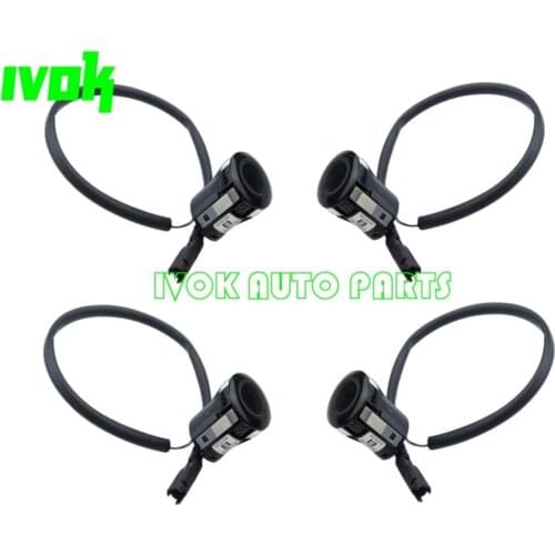 4Pack Parking Distance Control PDC Sensors Assistance For Lexus ES300 Toyota 08511-74020-C0 Black