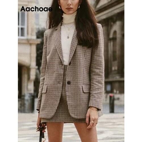 Aachoae Women's Suits With A Skirt