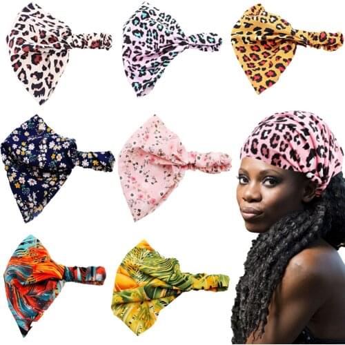20pc Hair Accessories For Women Hair Bands Band african Headband Woman Headscarf Womens Bandana Leopard Headbands For Wig