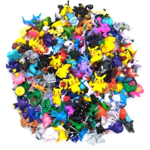 144Pcs Tomy Different Styles Pokemon Figures Model Collection 2-3cm Pikachu Anime Figure Toys Dolls Child Birthday Gift